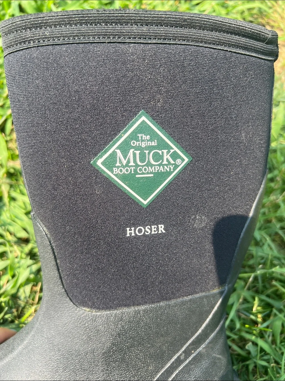 Unisex Black Muck Boots Hoser Waterproof Mid Boots